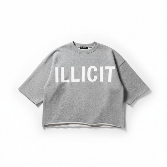 Illicit Oversize cropped tee